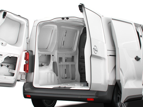Opel Vivaro Electric Van L1 HQ Interior 2024 3D Model