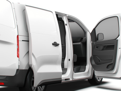 Opel Vivaro Electric Van L1 HQ Interior 2024 3D Model