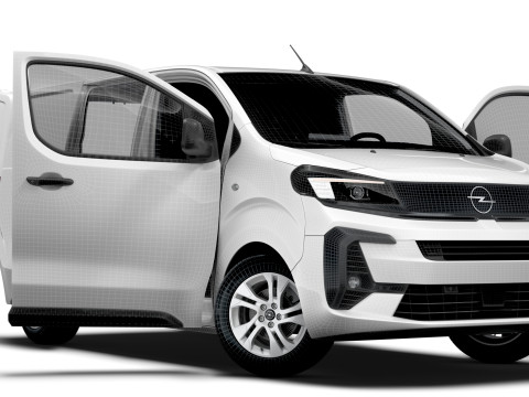 Opel Vivaro Electric Van L1 HQ Interior 2024 3D Model