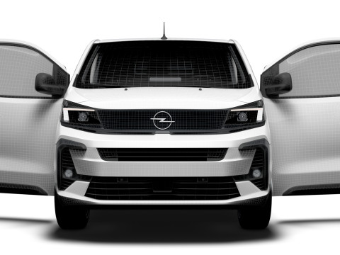Opel Vivaro Electric Van L1 HQ Interior 2024 3D Model