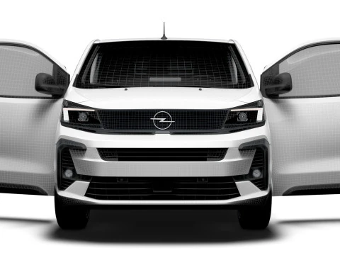 Opel Vivaro Electric Van L1 HQ Interior 2024 3D Model