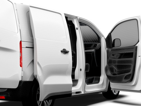 Opel Vivaro Electric Van L1 HQ Interior 2024 3D Model
