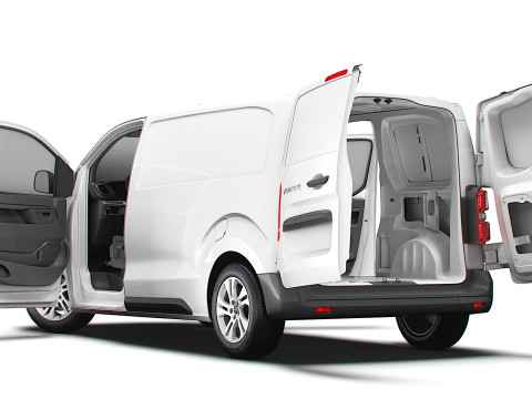 Opel Vivaro Electric Van L2 HQ Interior 2024 Modello 3D