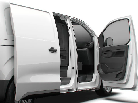 Opel Vivaro Electric Van L2 HQ Interior 2024 3D Model
