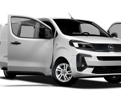 Opel Vivaro Electric Van L2 HQ Interior 2024 Modello 3D