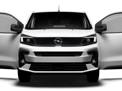 Opel Vivaro Electric Van L2 HQ Interior 2024 3D Model