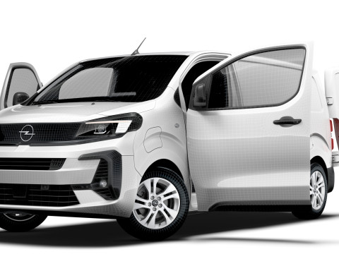 Opel Vivaro Electric Van L2 HQ Interior 2024 Modello 3D
