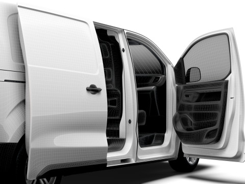 Opel Vivaro Electric Van L2 HQ Interior 2024 Modello 3D