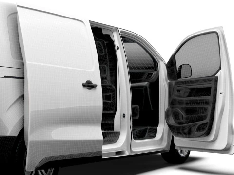 Opel Vivaro Electric Van L2 HQ Interior 2024 3D Model