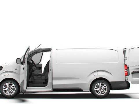 Opel Vivaro Electric Van L3 HQ Interior 2024 3D Model