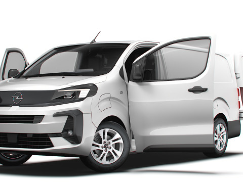 Opel Vivaro Electric Van L3 HQ Interior 2024 3D Model