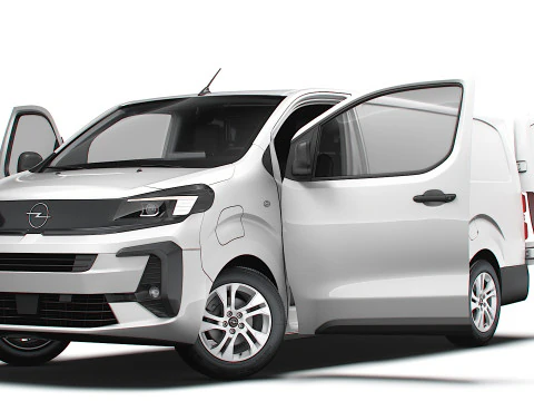 Opel Vivaro Electric Van L3 HQ Interior 2024 3D Model
