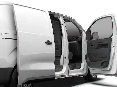 Opel Vivaro Electric Van L3 HQ Interior 2024 3D Model
