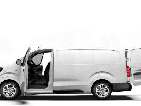 Opel Vivaro Electric Van L3 HQ Interior 2024 3D Model