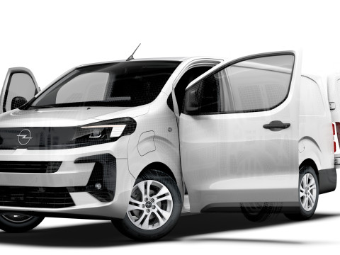 Opel Vivaro Electric Van L3 HQ Interior 2024 3D Model