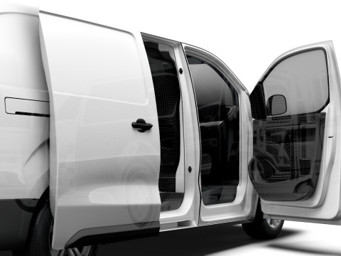 Opel Vivaro Electric Van L3 HQ Interior 2024 3D Model