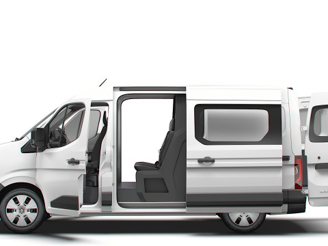 Renault Master L2H2 CrewCab Van HQ Interior 2024 3Dモデル