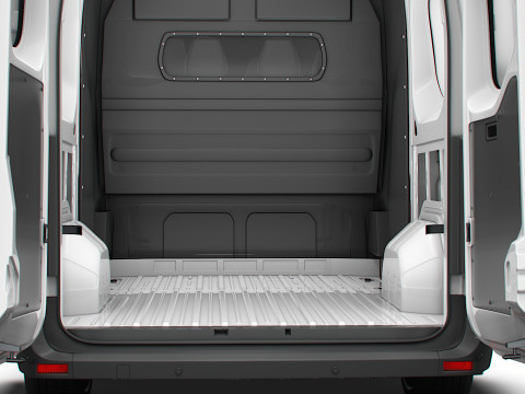 Renault Master L2H2 CrewCab Van HQ Interior 2024 3Dモデル