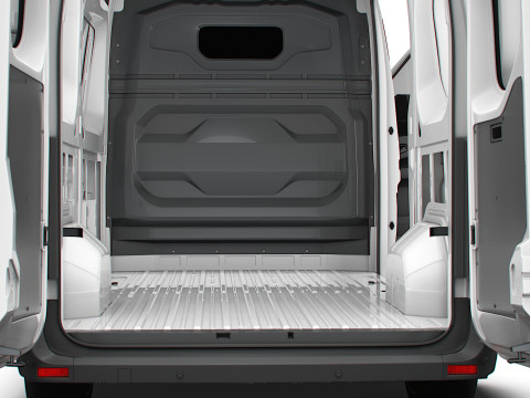 Renault Master L2H2 Van HQ Interior 2024 Model 3D