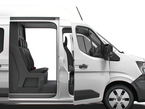 Renault Master L2H3 CrewCab Van HQ Interior 2024 3D 模型