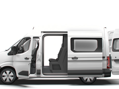 Renault Master L2H3 CrewCab Van HQ Interior 2024 3D 模型
