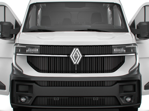 Renault Master L2H3 CrewCab Van HQ Interior 2024 3D 模型