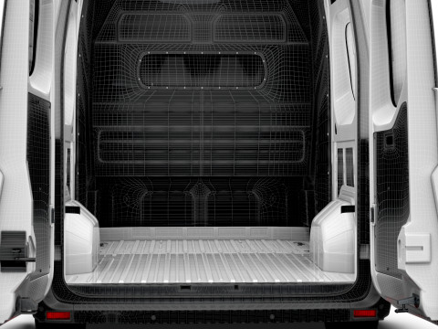 Renault Master L2H3 CrewCab Van HQ Interior 2024 3D 模型