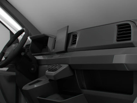 Renault Master L2H3 Van HQ Interior 2024 3D Model