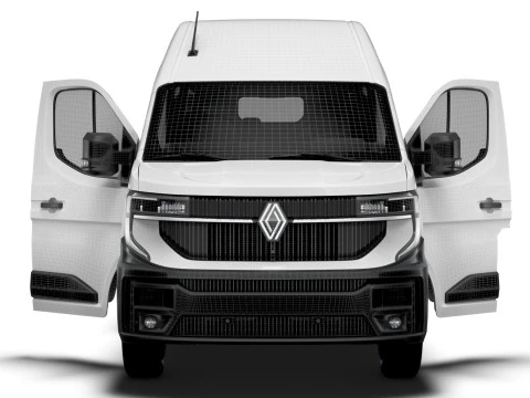 Renault Master L2H3 Van HQ Interior 2024 3D Model