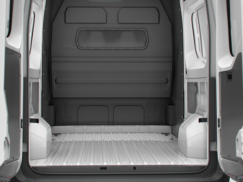 Renault Master L3H2 CrewCab Van HQ Interior 2024 3D Model