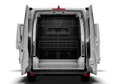Renault Master L3H2 CrewCab Van HQ Interior 2024 3D Model
