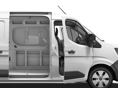 Renault Master L3H2 Van HQ Interior 2024 3D Model