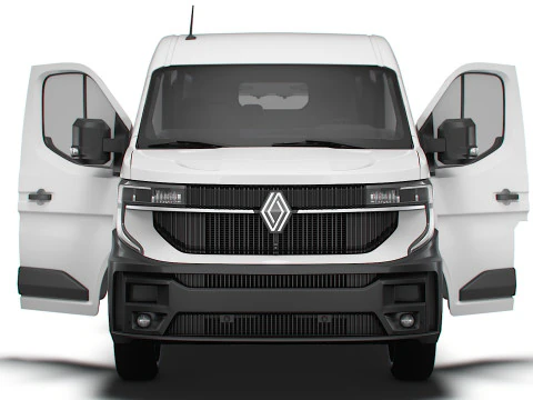 Renault Master L3H2 Van HQ Interior 2024 3D Model