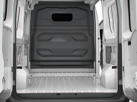 Renault Master L3H2 Van HQ Interior 2024 Model 3D