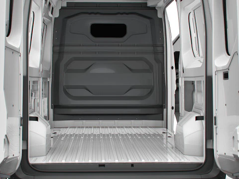 Renault Master L3H2 Van HQ Interior 2024 3D Model