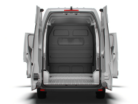 Renault Master L3H3 CrewCab Van HQ Interior 2024 3Dモデル