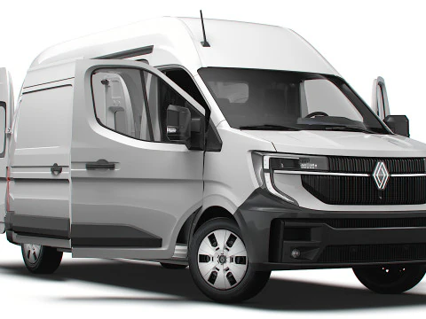 रेनॉल्ट मास्टर L3H3 वैन मुख्यालय इंटीरियर 2024 3D मॉडल