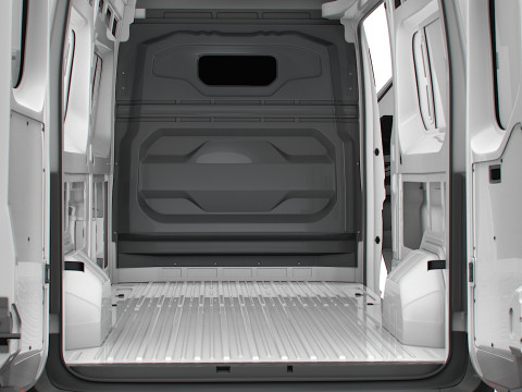 Renault Master L3H3 Van HQ Interior 2024 3D Model