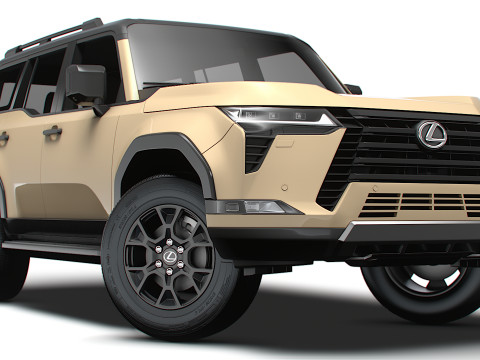 Lexus GX 550 Overtrail 2024 3D मॉडल