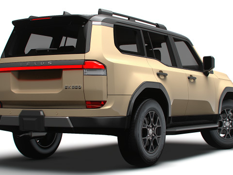 Lexus GX 550 Overtrail 2024 3D 模型
