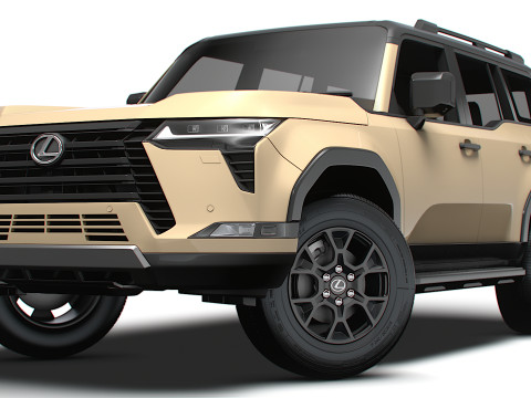 Lexus GX 550 Overtrail 2024 3D 模型