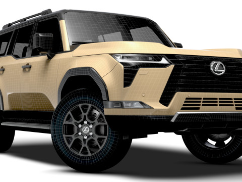 Lexus GX 550 Overtrail 2024 3D 模型
