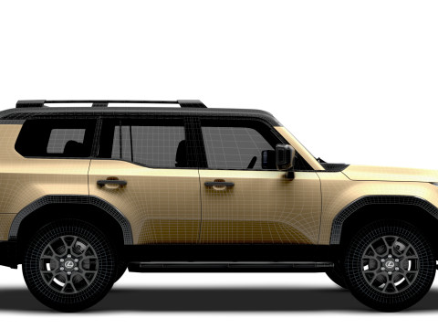 Lexus GX 550 Overtrail 2024 3D 模型