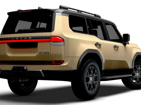 Lexus GX 550 Overtrail 2024 3D 模型