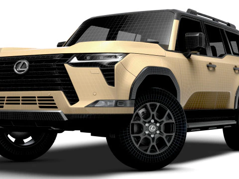 Lexus GX 550 Overtrail 2024 3D Model