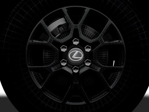 Lexus GX 550 Overtrail 2024 3D 模型