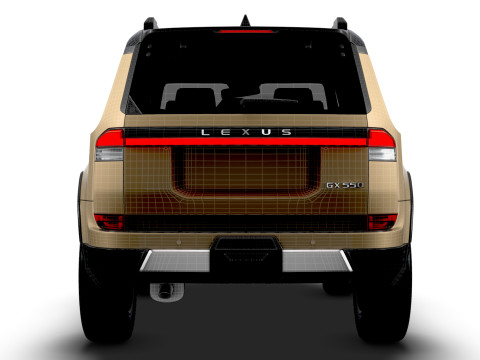 Lexus GX 550 Overtrail 2024 3D 模型