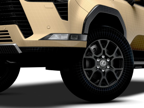 Lexus GX 550 Overtrail 2024 3D 模型