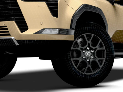 Lexus GX 550 Overtrail 2024 3D Model