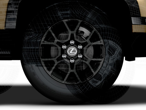 Lexus GX 550 Overtrail 2024 3D 模型